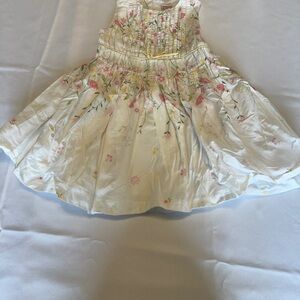 gymboree girls dress Size 18 To 24 Months White And Floral